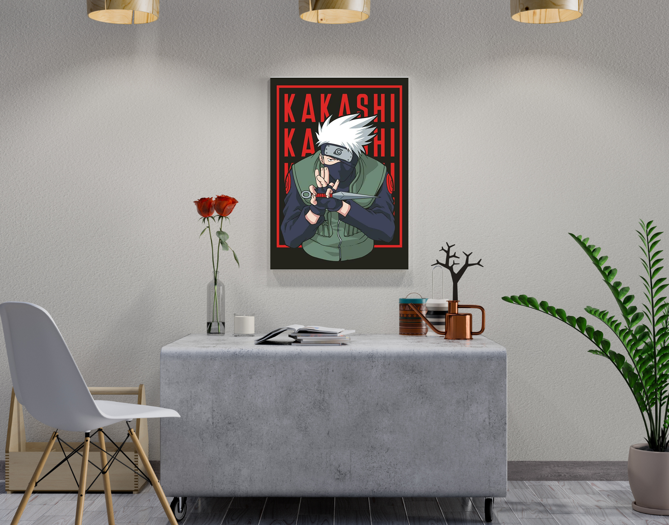 "NARUTO- Anime Clip"- Shiny & Sturdy Metallic Poster Art That Pops & Sticks