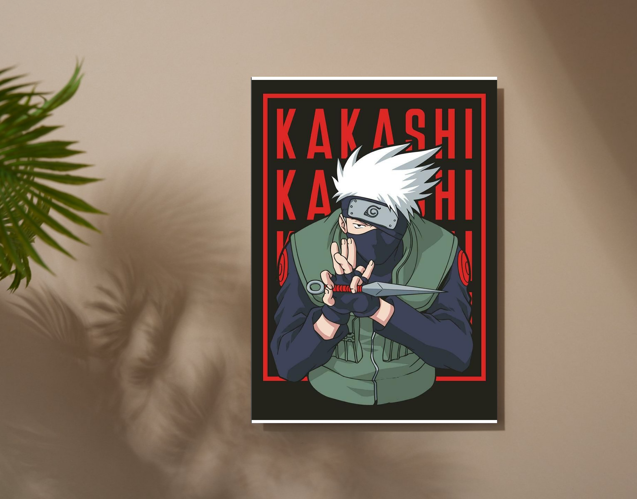 "NARUTO- Anime Clip"- Shiny & Sturdy Metallic Poster Art That Pops & Sticks
