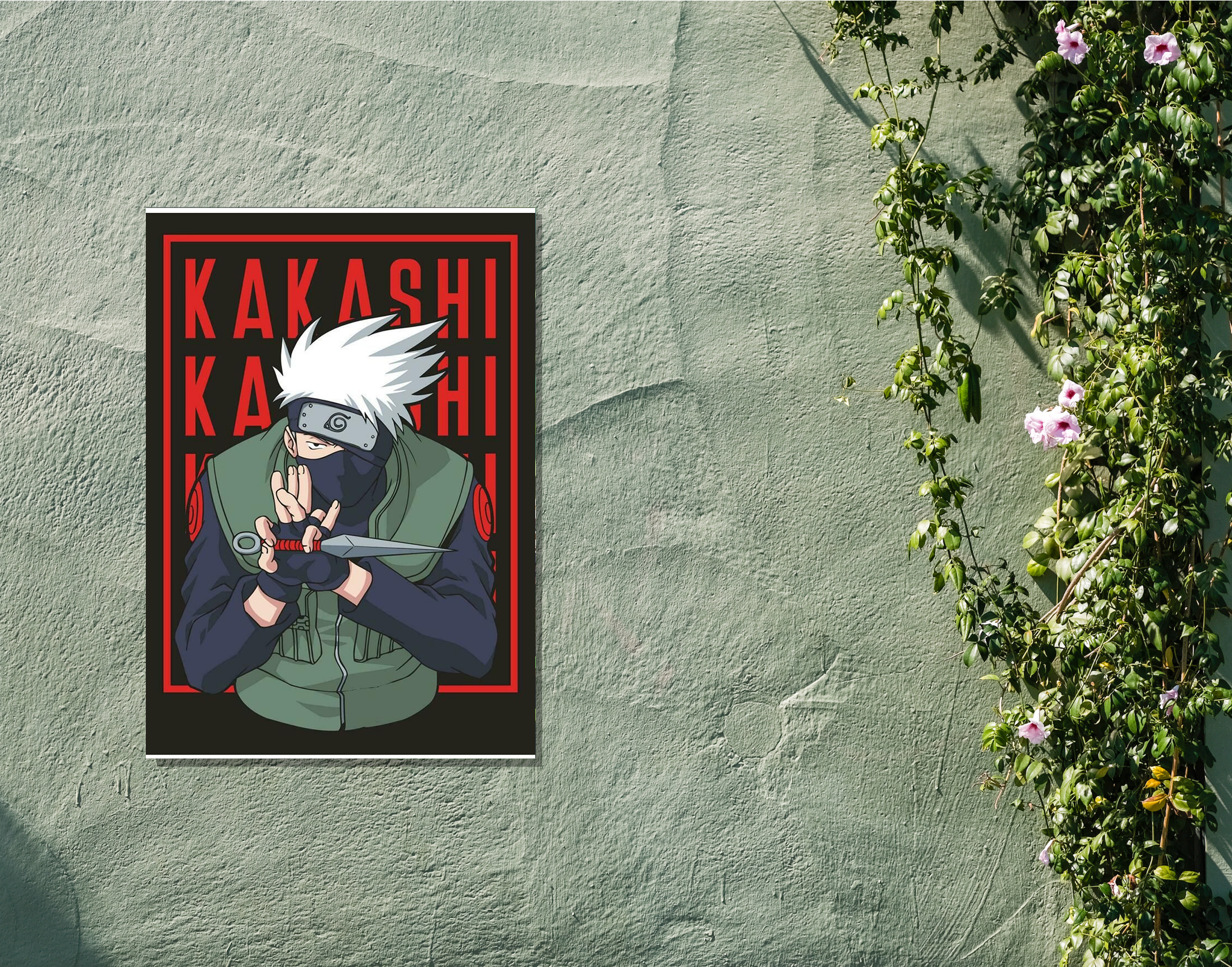 "NARUTO- Anime Clip"- Shiny & Sturdy Metallic Poster Art That Pops & Sticks