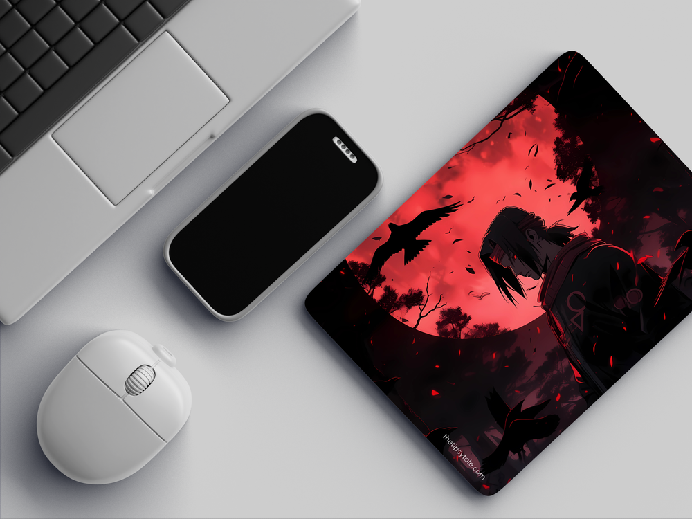 "ITACHI UCHIHA -MANGA SERIES" Mousepad Enhance Your Workspace with Style