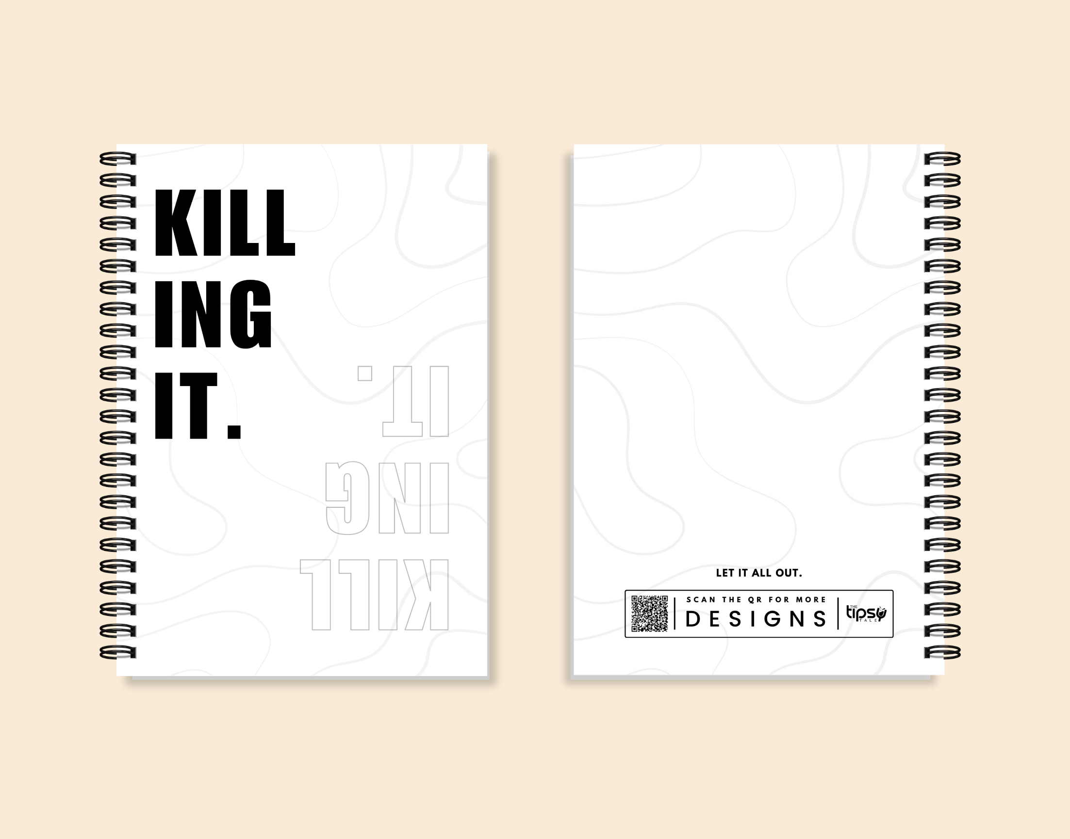"KILLING IT- MOTIVATIONAL" – Elegant & Inspiring Diary for Daily Reflection