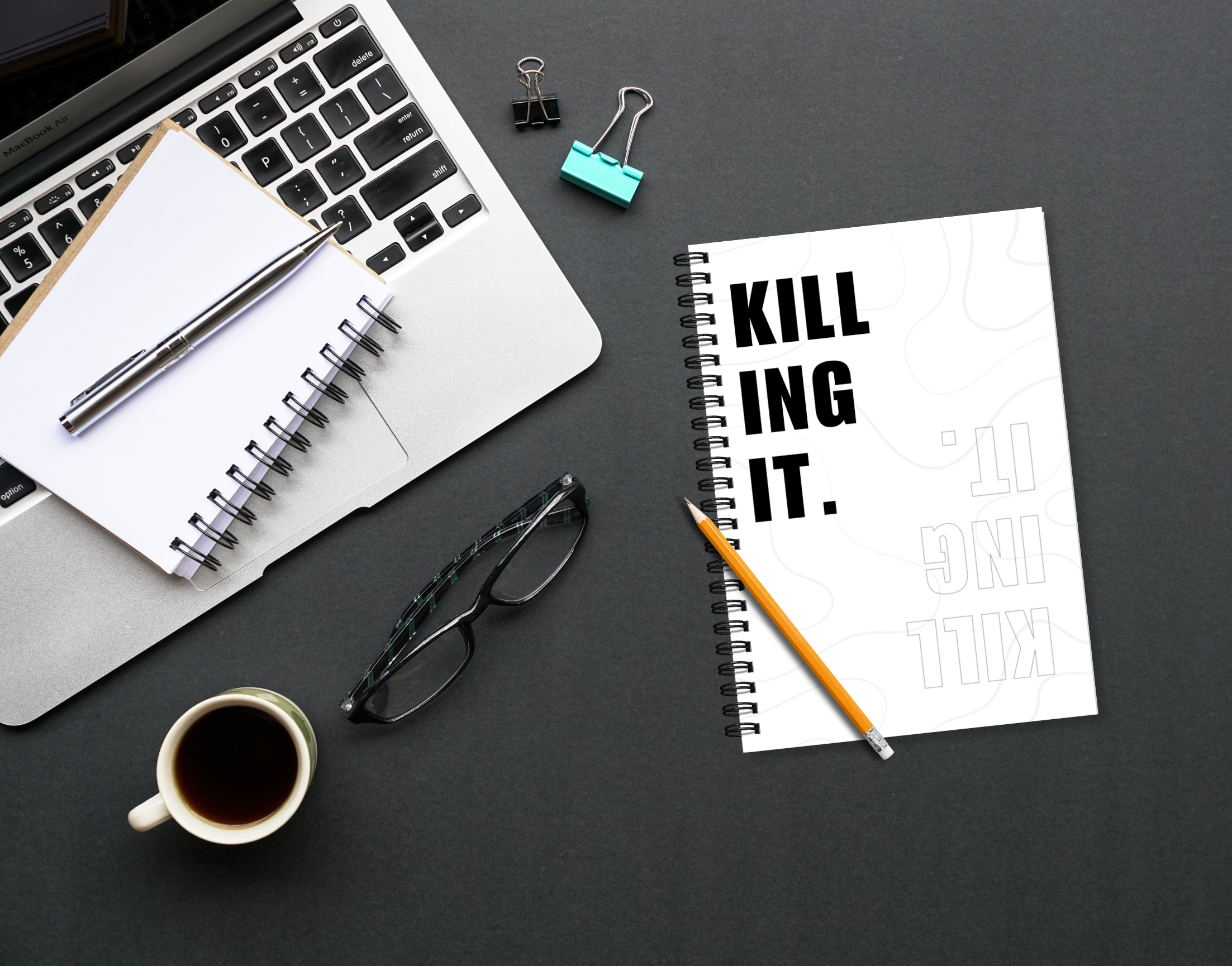 "KILLING IT- MOTIVATIONAL" – Elegant & Inspiring Diary for Daily Reflection