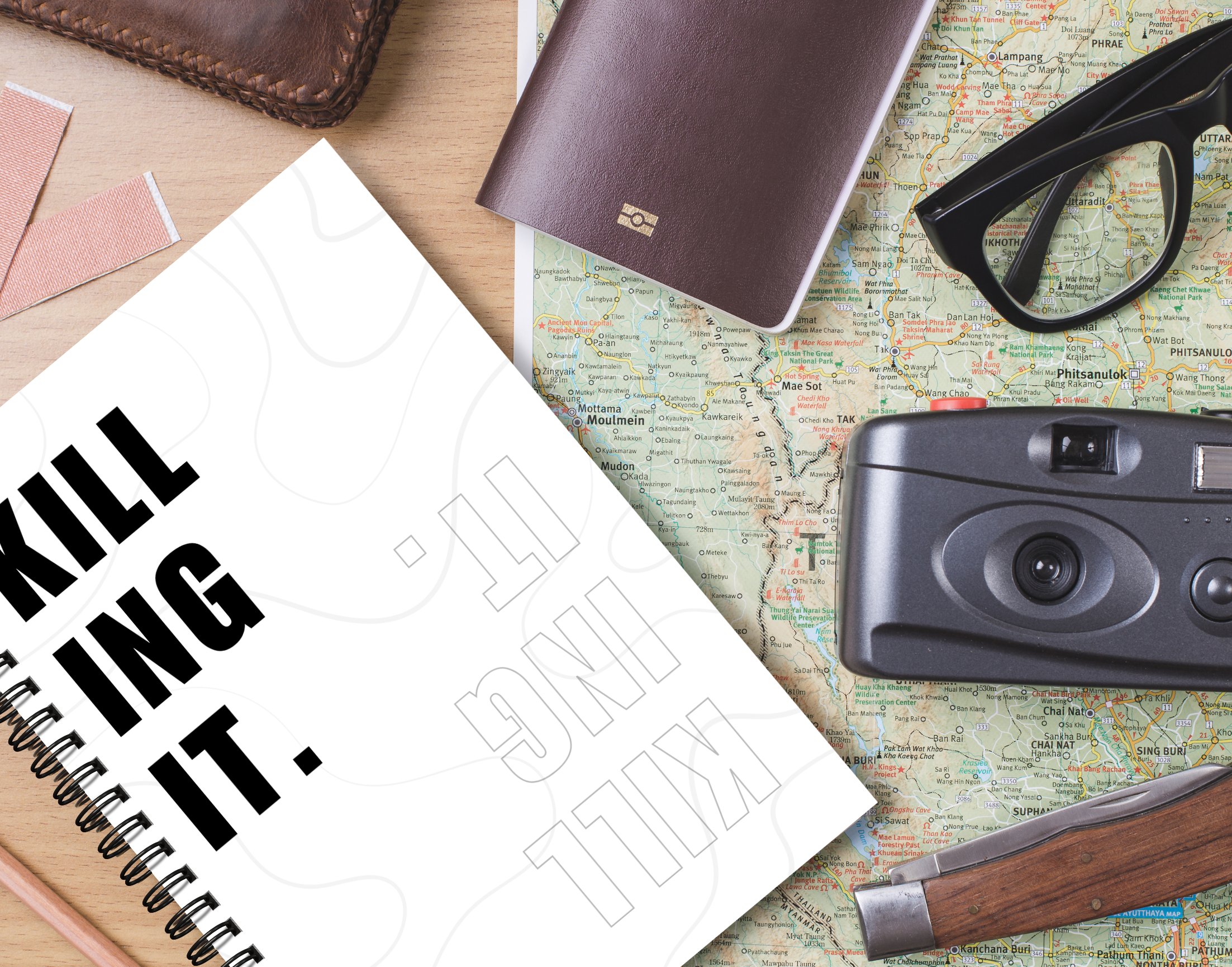 "KILLING IT- MOTIVATIONAL" – Elegant & Inspiring Diary for Daily Reflection
