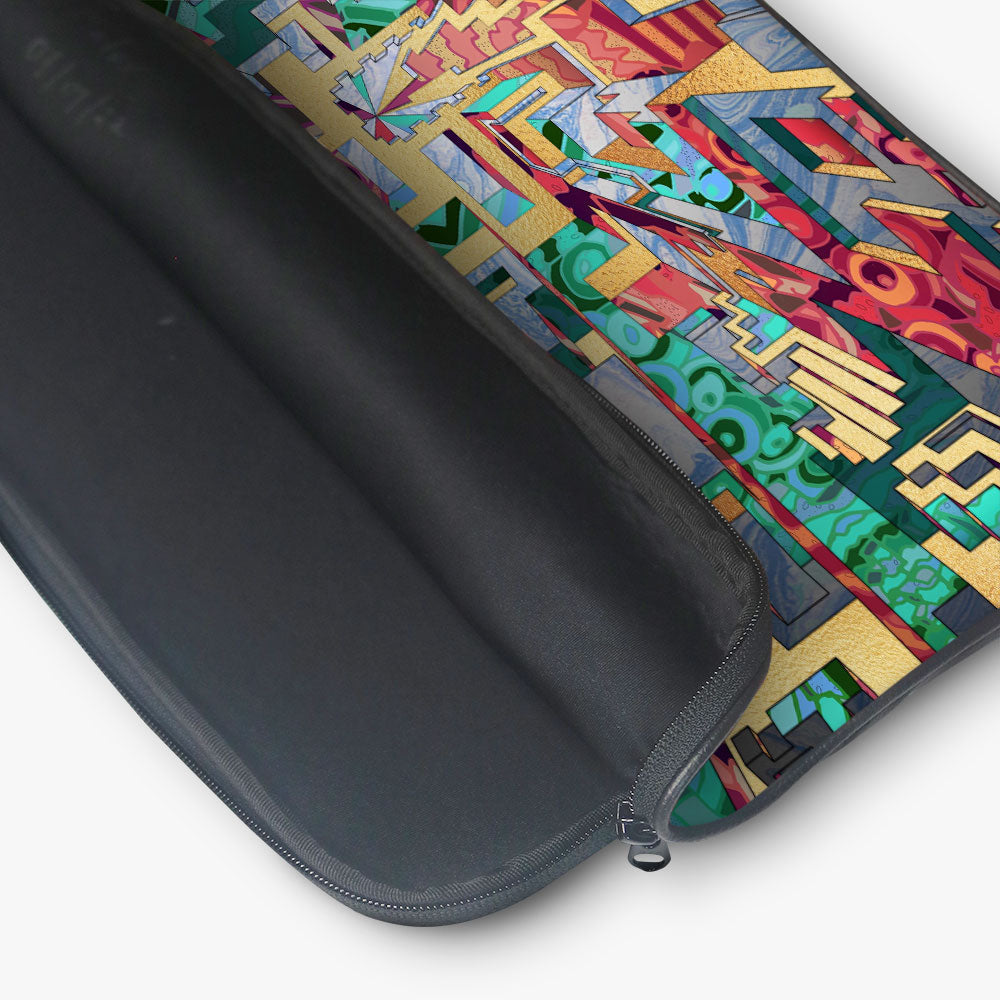 "Matrix Vibrant Version" Laptop Sleeves: Bold Modern Design for Every Size