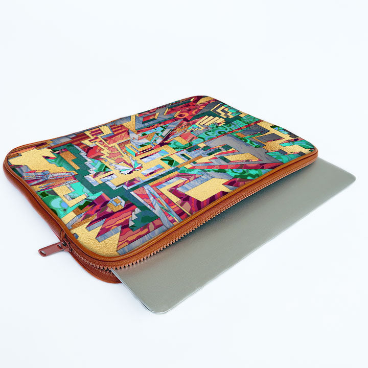 "Matrix Vibrant Version" Laptop Sleeves: Bold Modern Design for Every Size