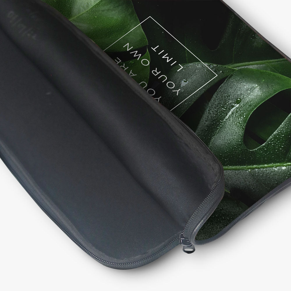 "You are your own limit" Laptop Sleeves:Bold Modern Design for Every Size