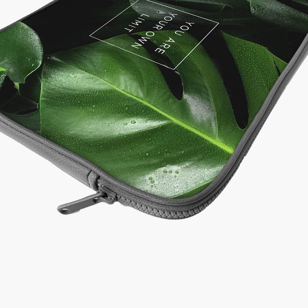 "You are your own limit" Laptop Sleeves:Bold Modern Design for Every Size