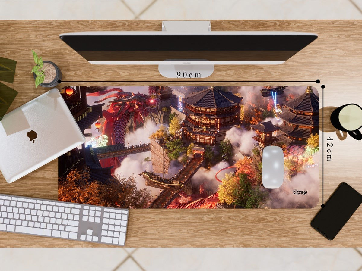"DRAGON'S ASCENT" Gaming Mousepad Elevate Your Gaming Experience