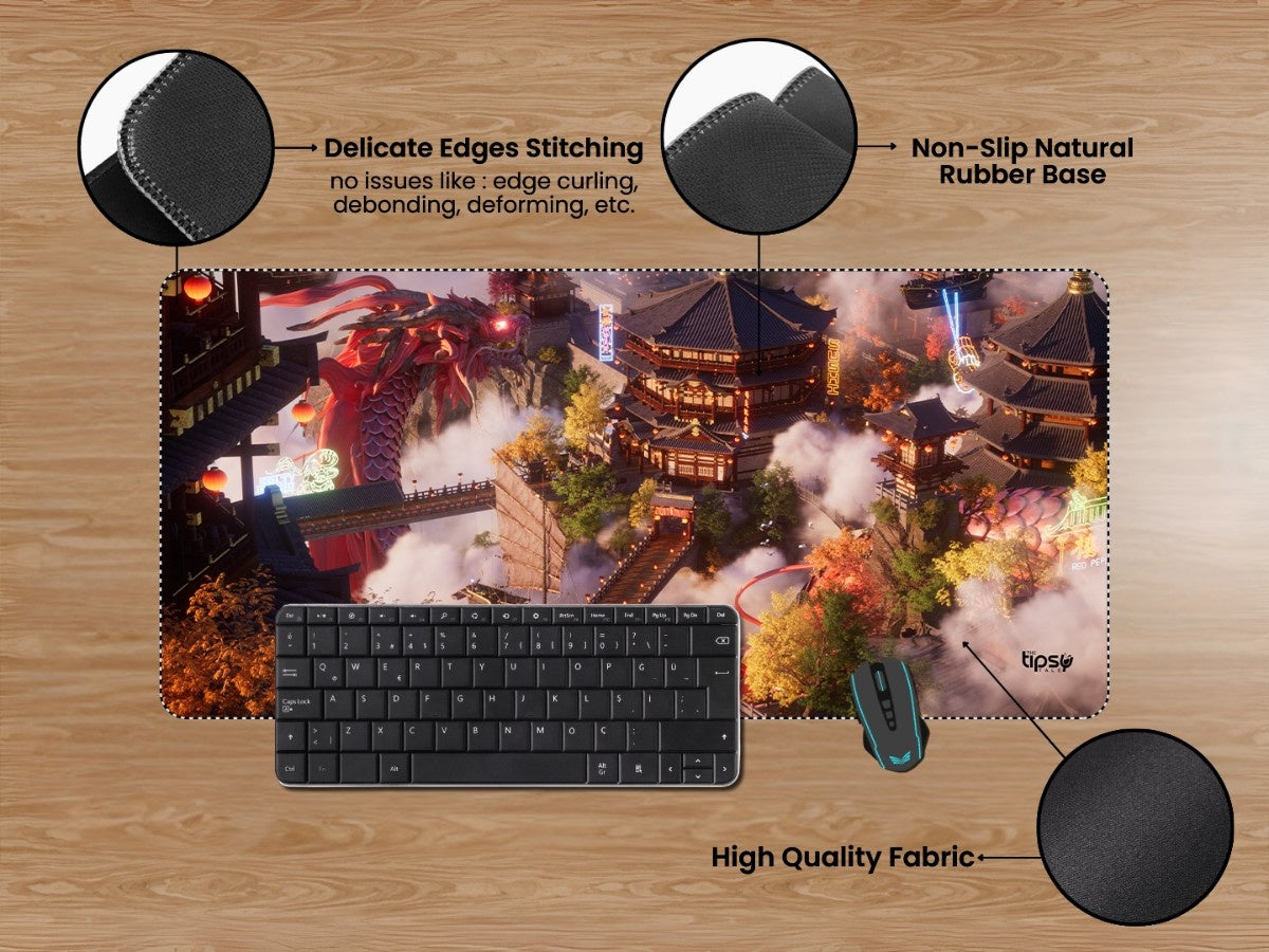 "DRAGON'S ASCENT" Gaming Mousepad Elevate Your Gaming Experience