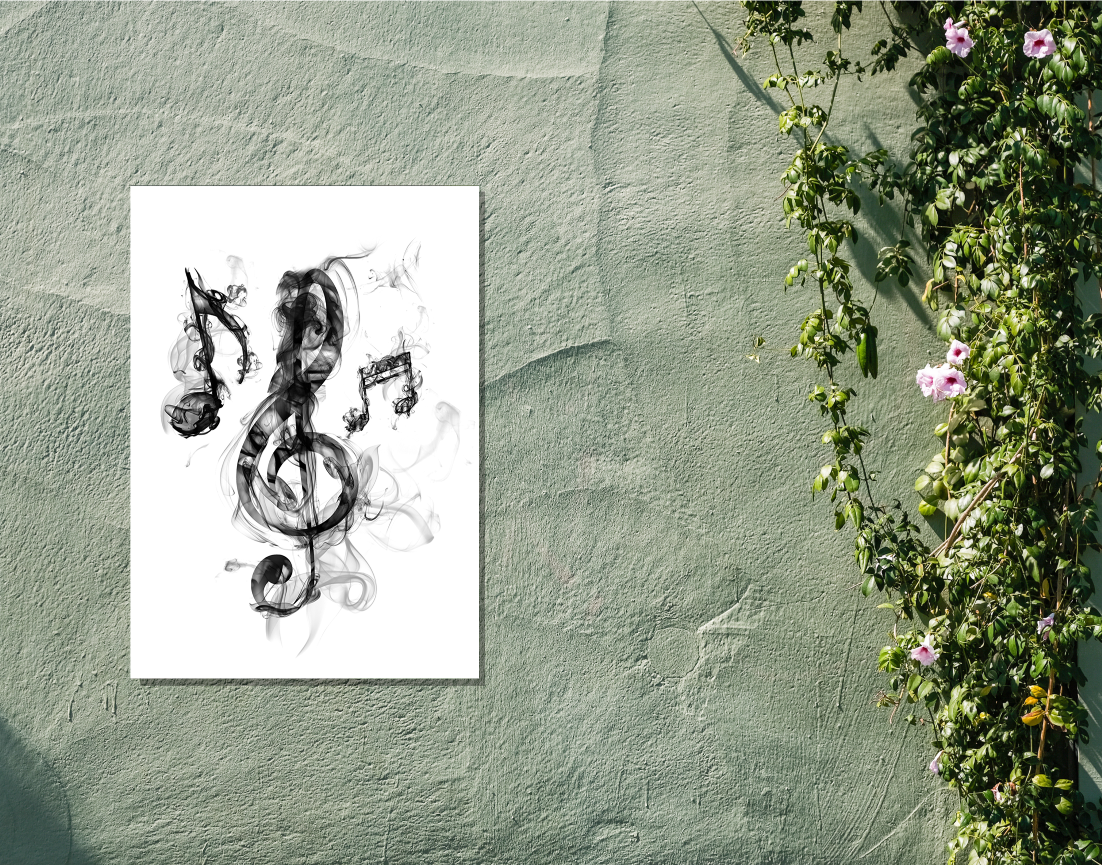 "DANCE TO THE TUNE"- Shiny & Sturdy Metallic Poster Art That Pops & Sticks