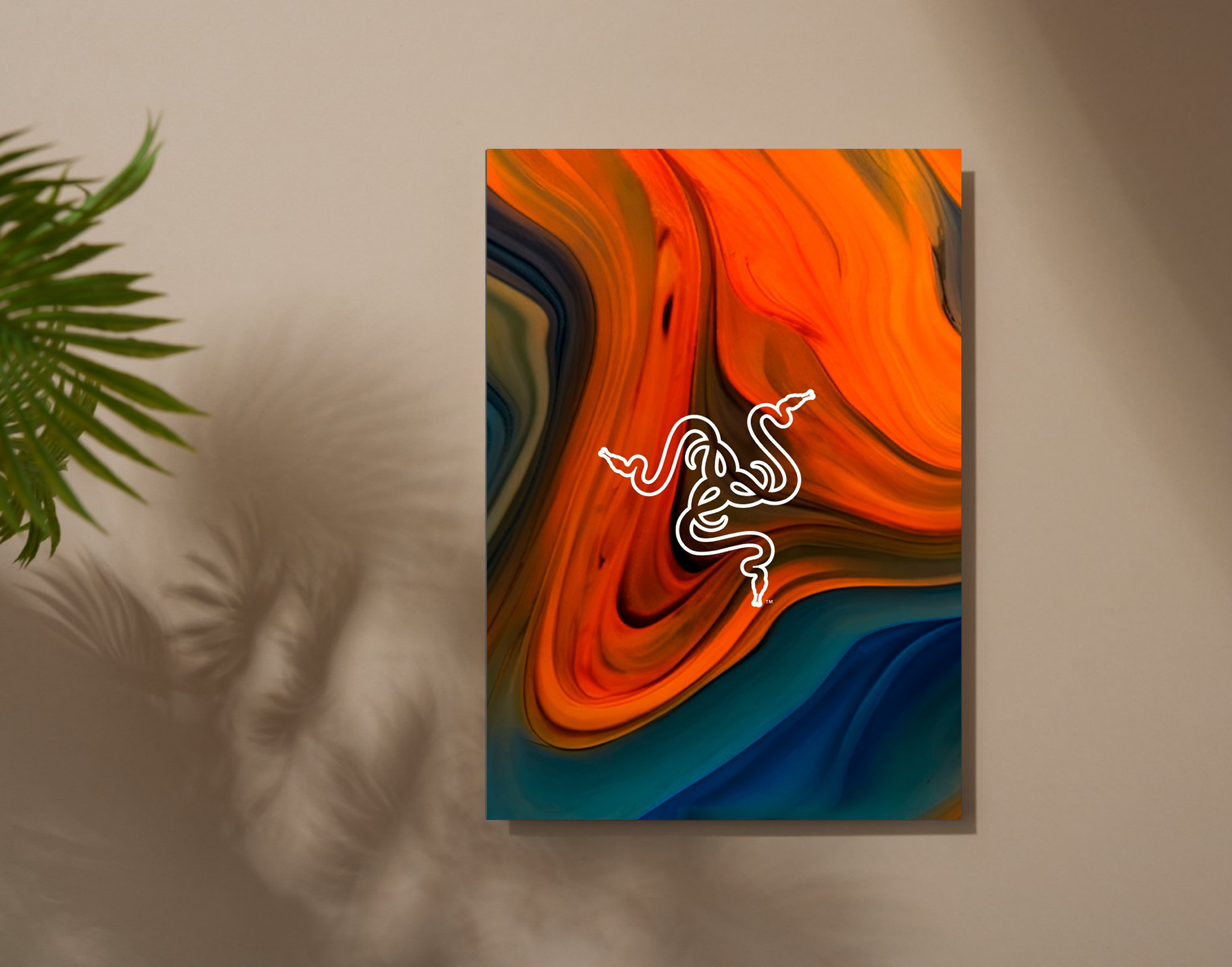 "SNAKE ART"- Shiny & Sturdy Metallic Poster Art That Pops & Sticks