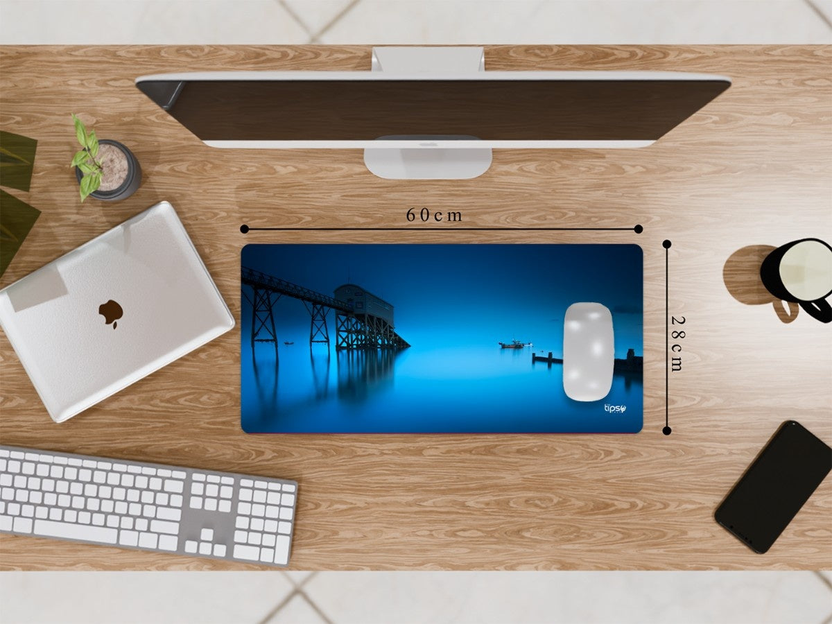 "THE BLUE HOUR" Gaming Mousepad Elevate Your Gaming Experience