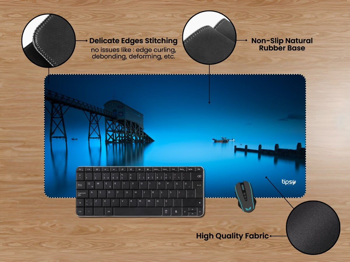 "THE BLUE HOUR" Gaming Mousepad Elevate Your Gaming Experience