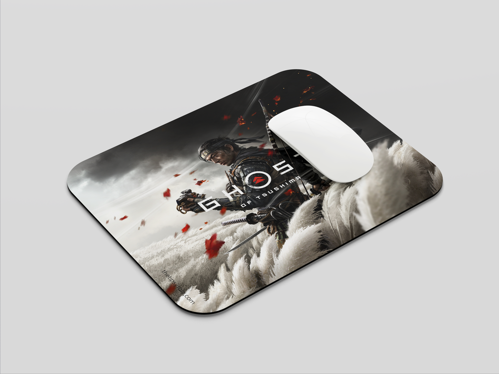"GHOST OF TSUSHIMA" Mousepad Enhance Your Workspace with Style