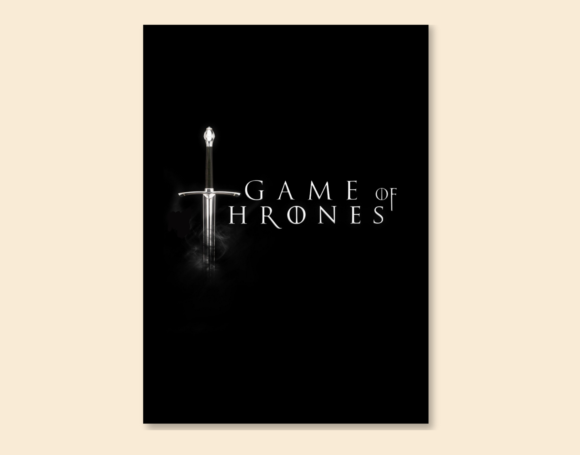 "GAME OF THRONES: WEB SERIES"- Shiny & Sturdy Metallic Poster Art That Pops & Sticks (Literally!)