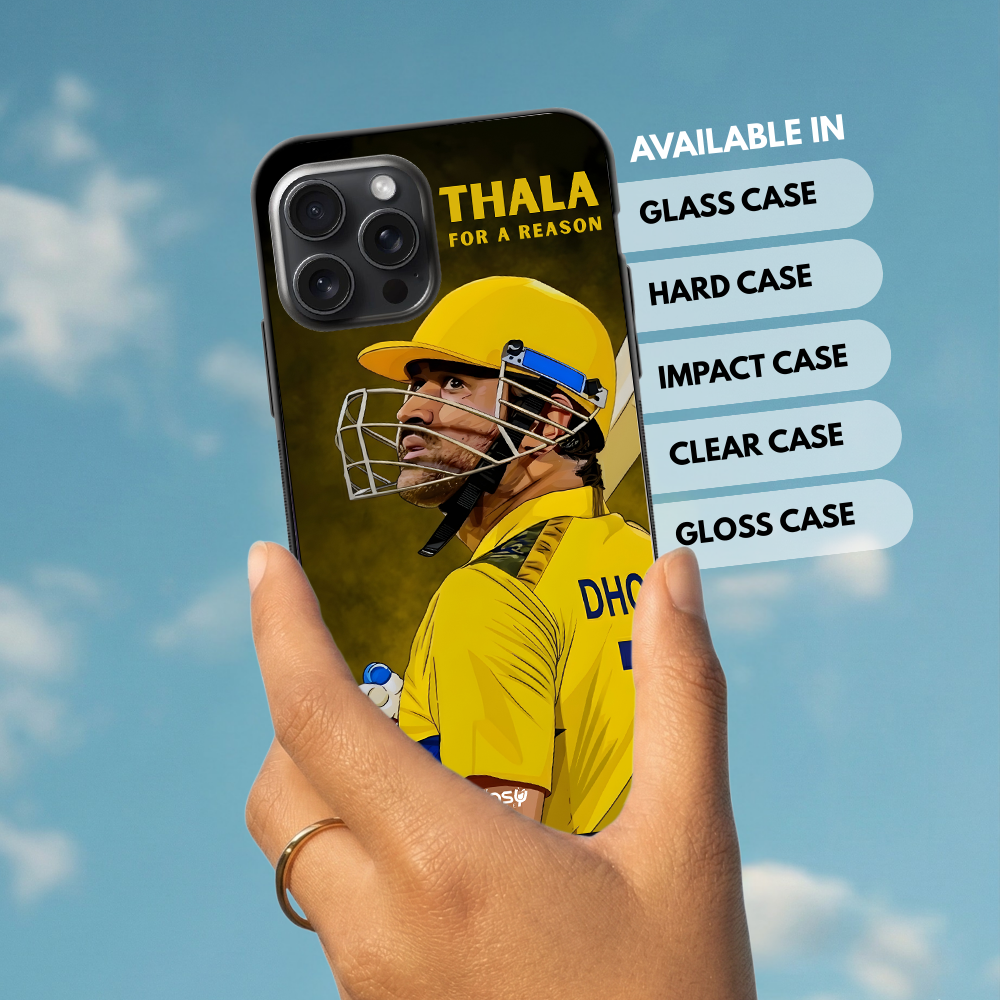 "MS DHONI: CRICKET FANBASE" -Mobile Covers Shock Resistant, Slim & Stylish Cases