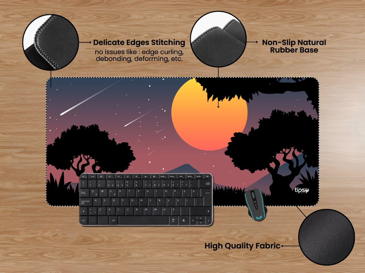 "SPOOKY NIGHT FOREST" Gaming Mousepad Elevate Your Gaming Experience