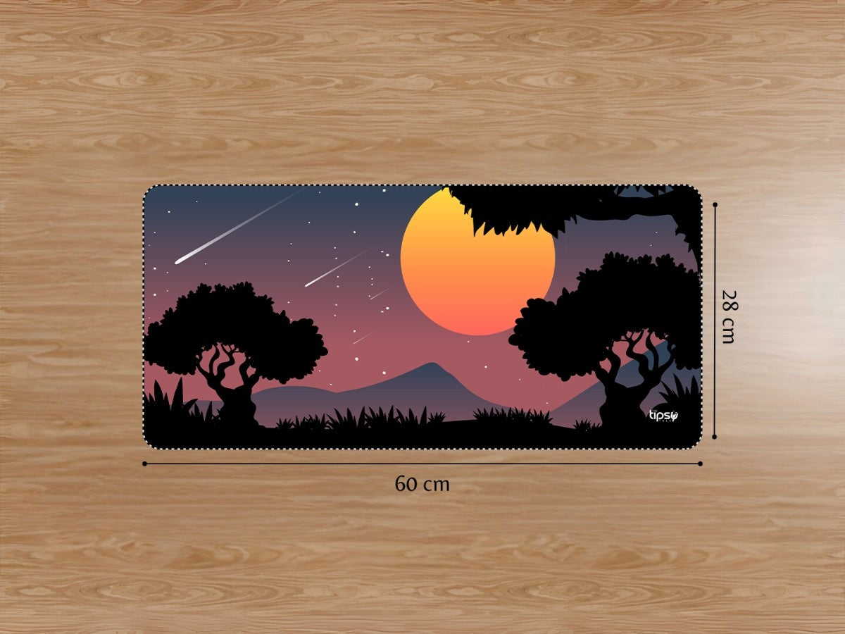 "SPOOKY NIGHT FOREST" Gaming Mousepad Elevate Your Gaming Experience