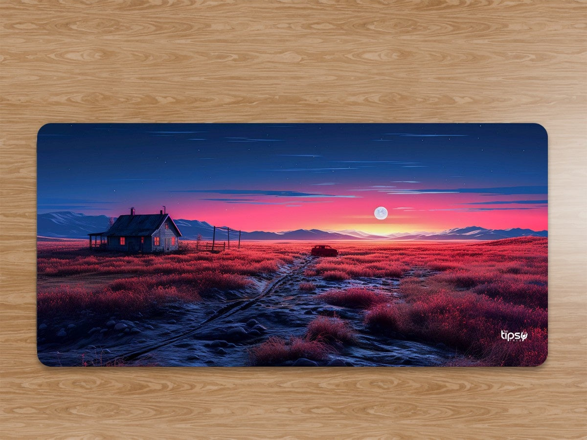 "DESSERTED HOME- SUNSET" Gaming Mousepad Elevate Your Gaming Experience