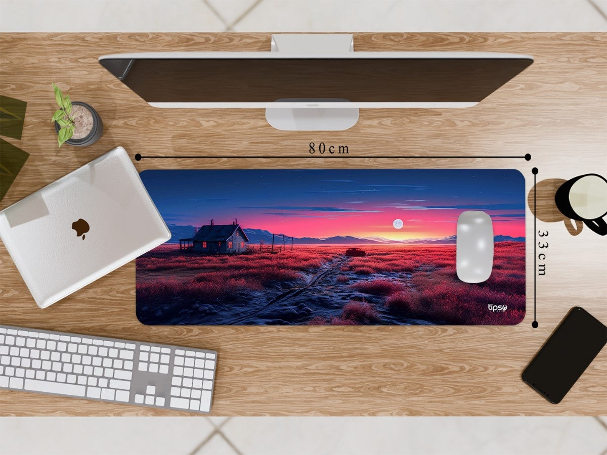 "DESSERTED HOME- SUNSET" Gaming Mousepad Elevate Your Gaming Experience