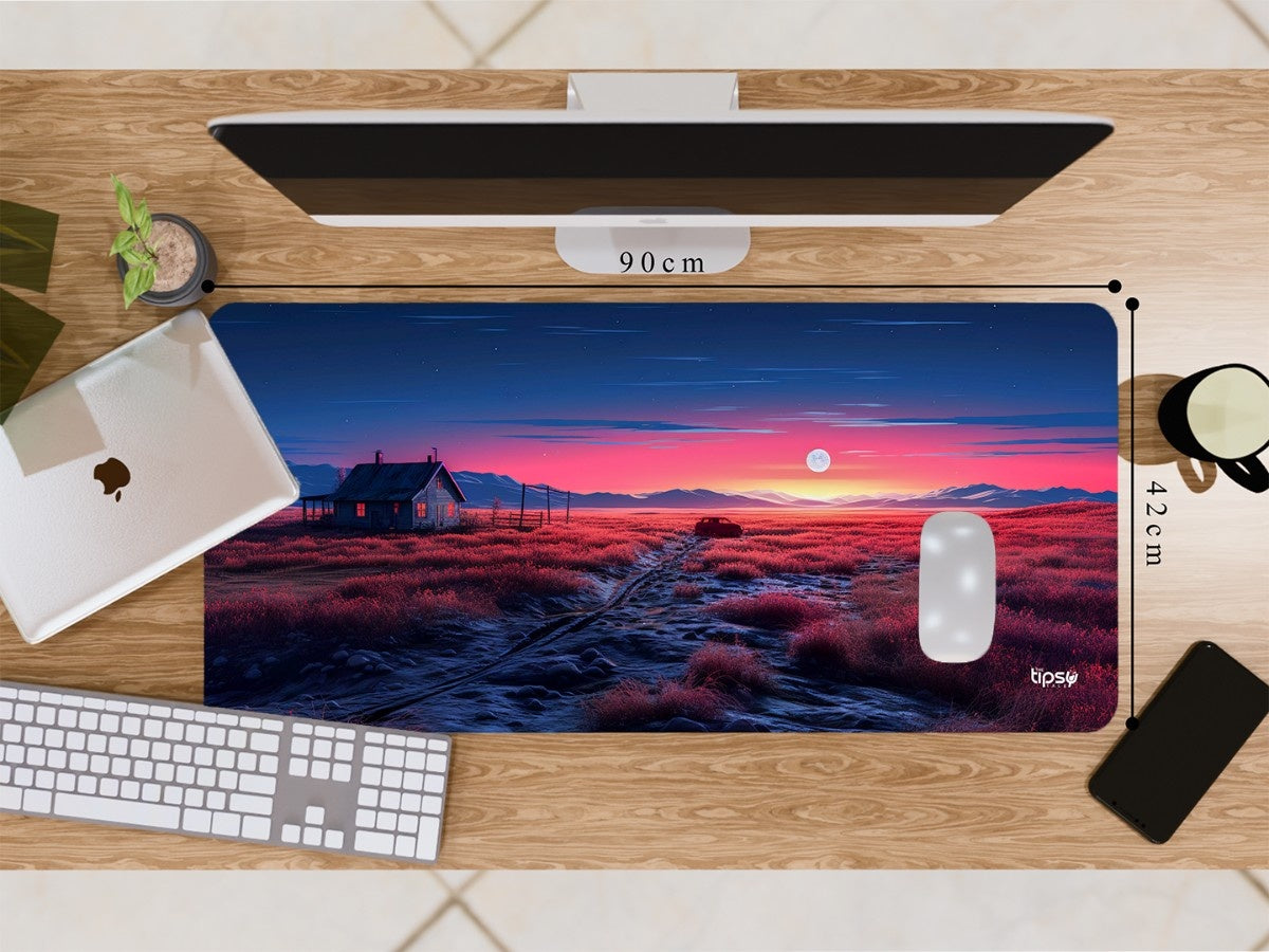 "DESSERTED HOME- SUNSET" Gaming Mousepad Elevate Your Gaming Experience