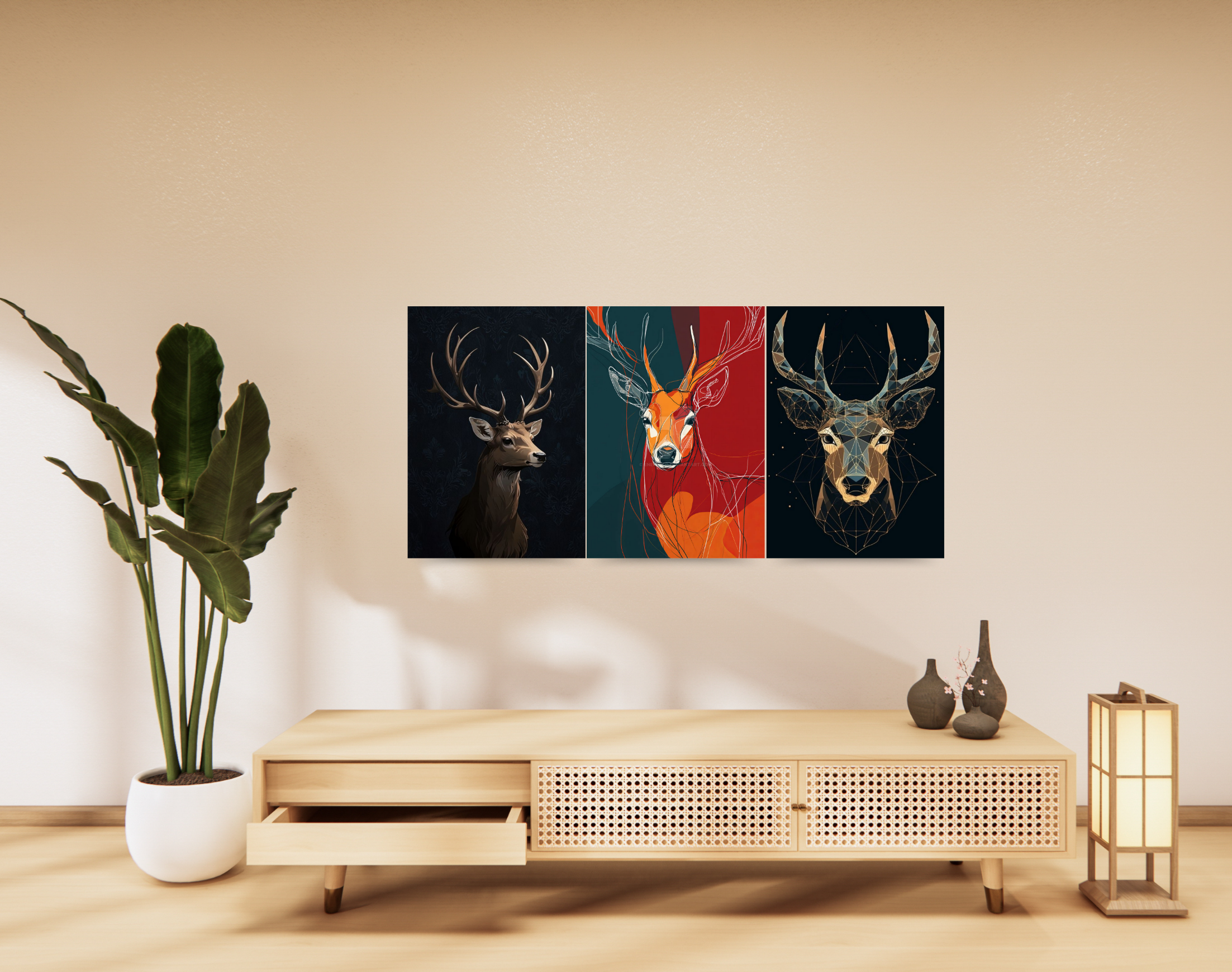 "Buck or Doe- The Animal Lover Combo"- Shiny & Sturdy Metallic Poster Art That Pops & Sticks