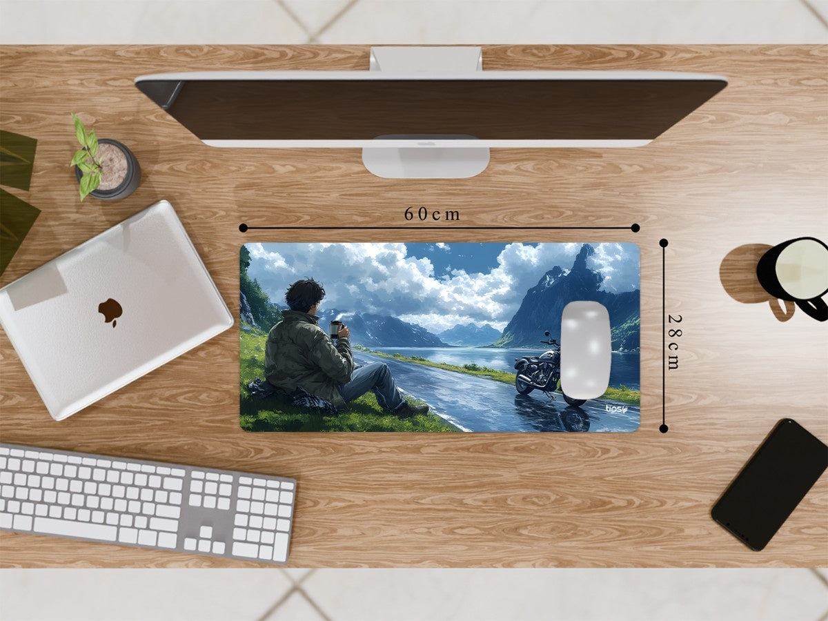 "MOUNTAIN RIDE SERENITY" Gaming Mousepad Elevate Your Gaming Experience