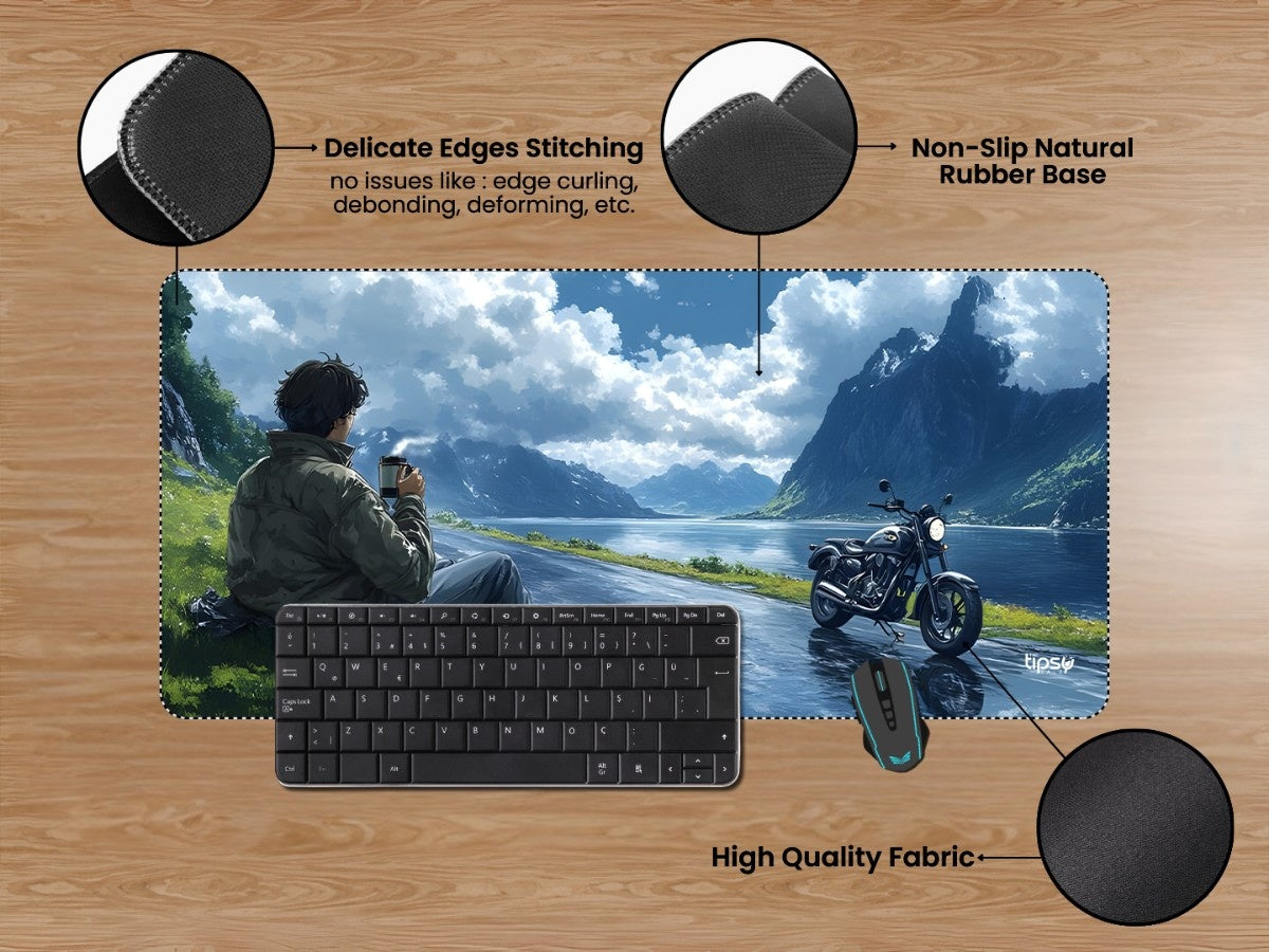 "MOUNTAIN RIDE SERENITY" Gaming Mousepad Elevate Your Gaming Experience