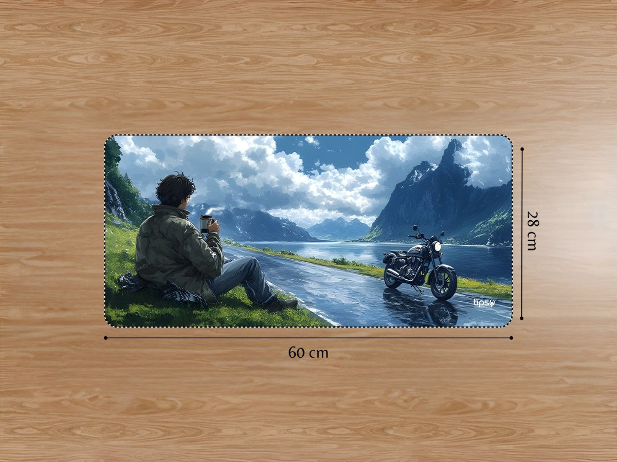 "MOUNTAIN RIDE SERENITY" Gaming Mousepad Elevate Your Gaming Experience