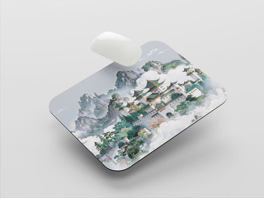 "CELESTIAL PAGODA" Mousepad Enhance Your Workspace with Style