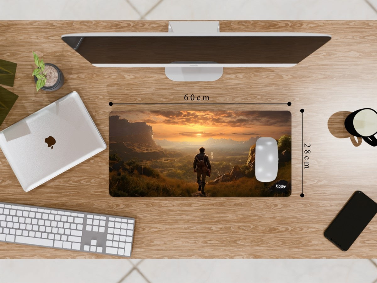 "GOLDEN HORIZON QUEST" Gaming Mousepad Elevate Your Gaming Experience
