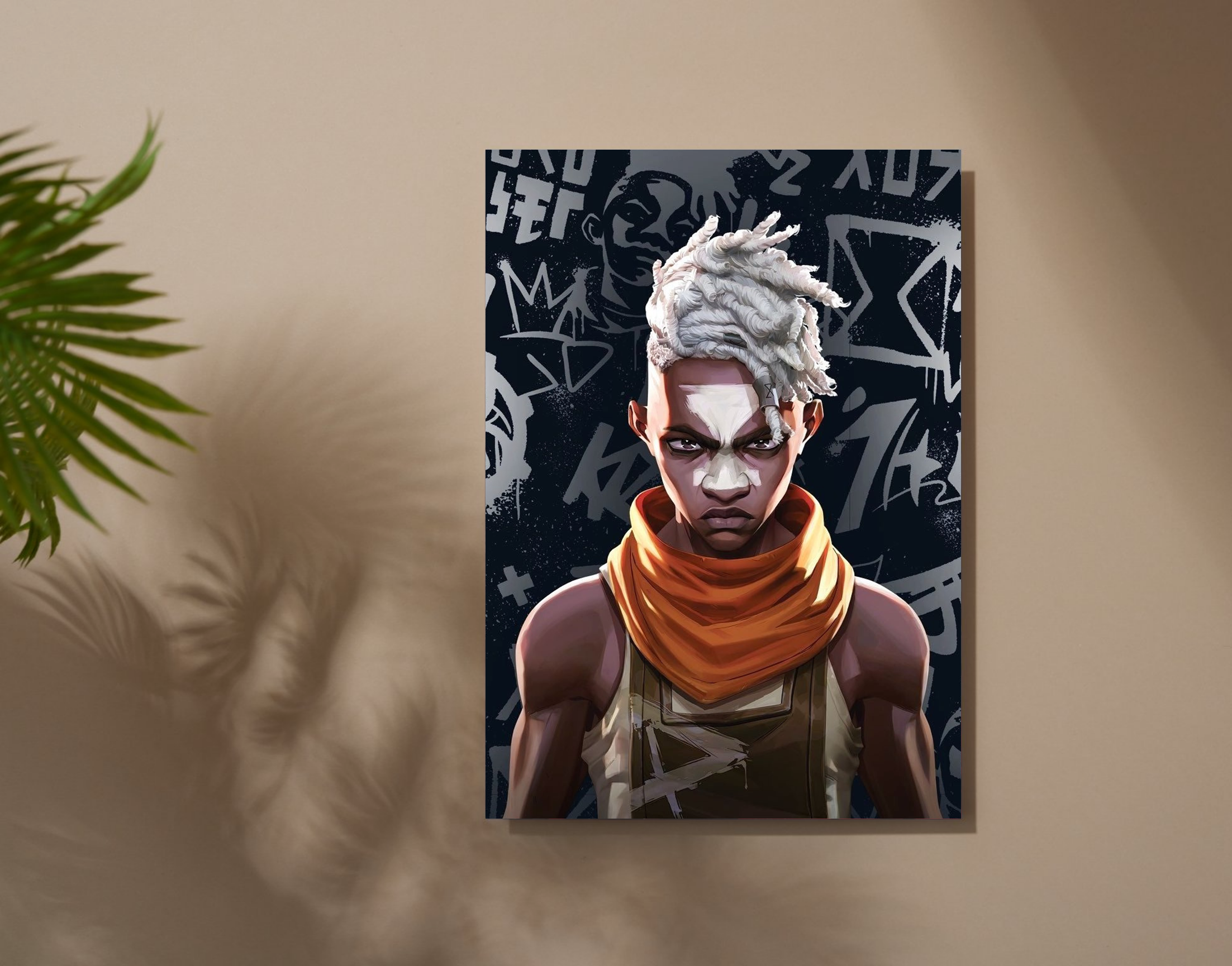 "EKKO - ARCANE"- Shiny & Sturdy Metallic Poster Art That Pops & Sticks
