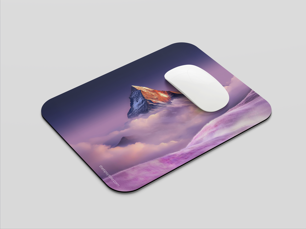 "LAVENDER DUSK" Mousepad Enhance Your Workspace with Style