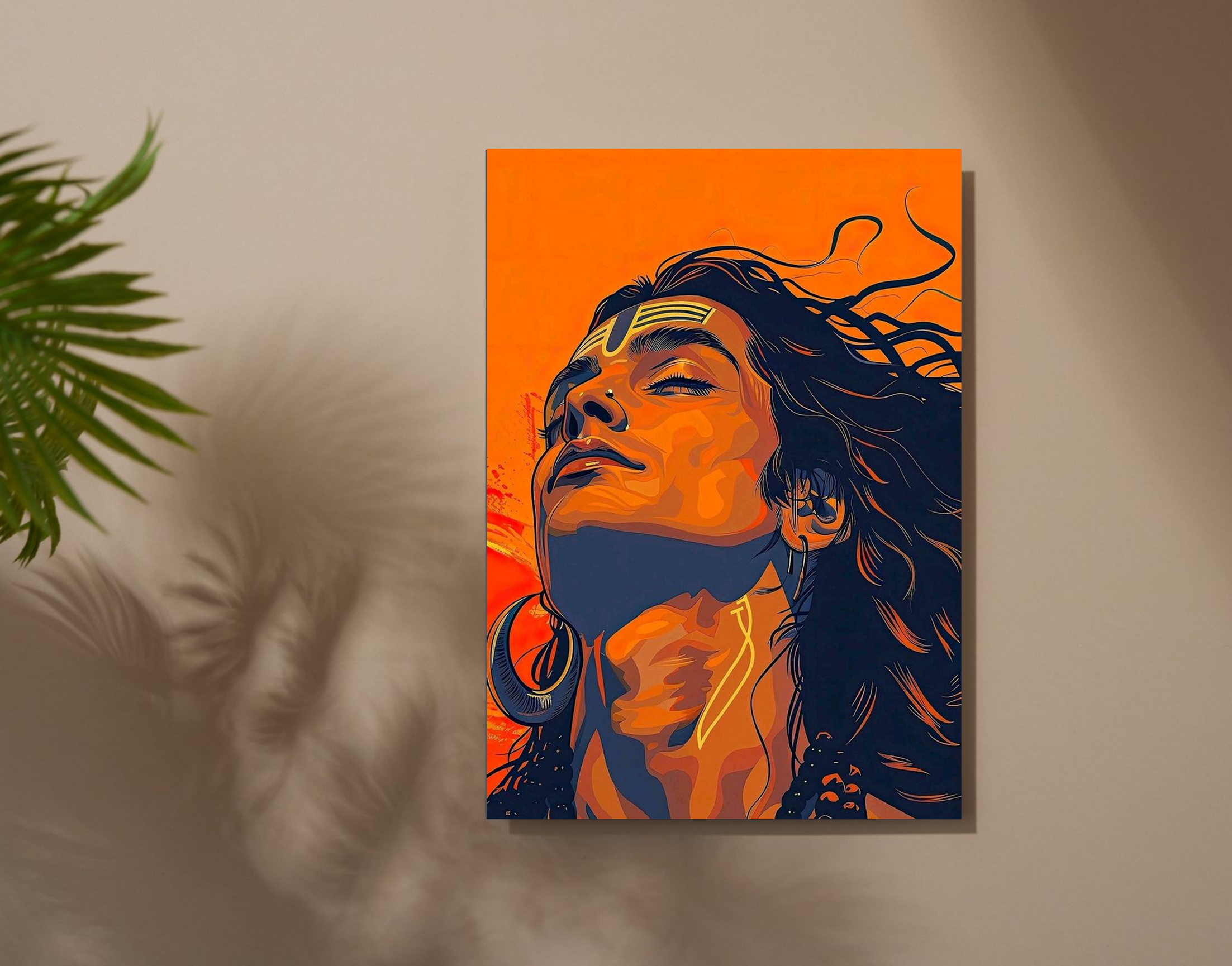 "Nammo Nammo Shiva"- Shiny & Sturdy Metallic Poster Art That Pops & Sticks
