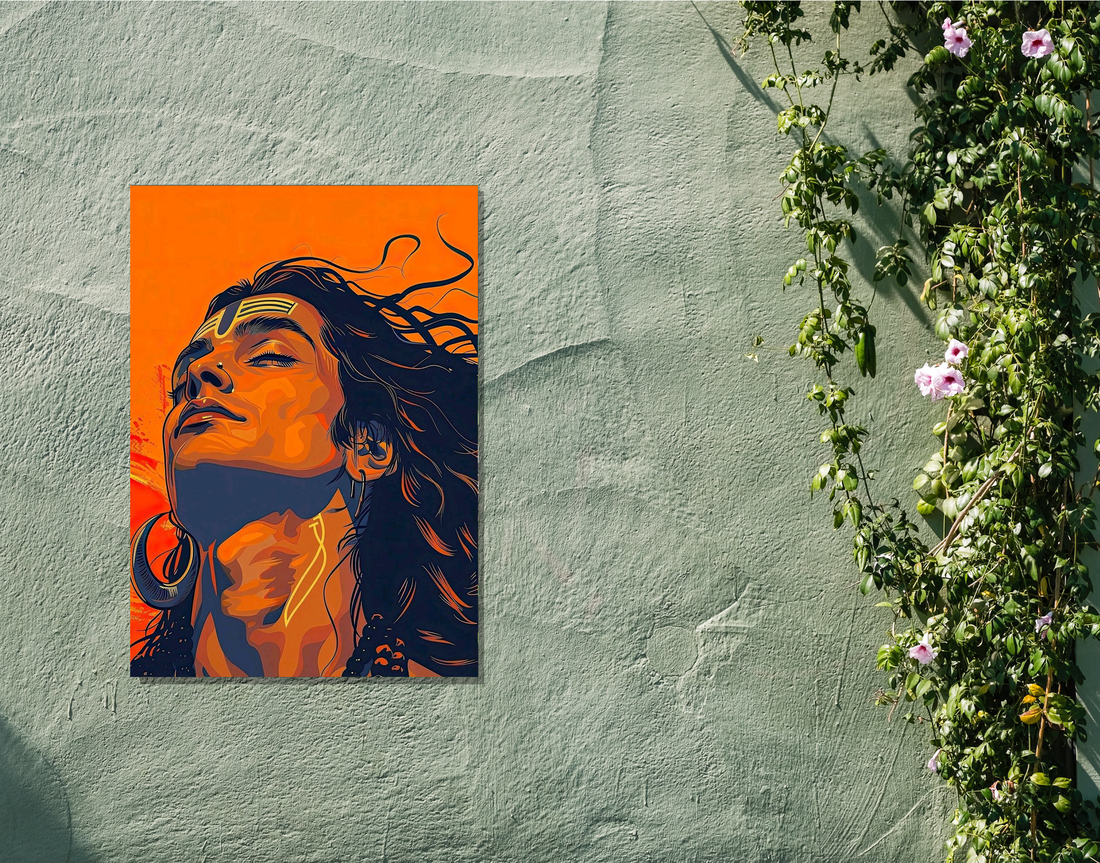 "Nammo Nammo Shiva"- Shiny & Sturdy Metallic Poster Art That Pops & Sticks