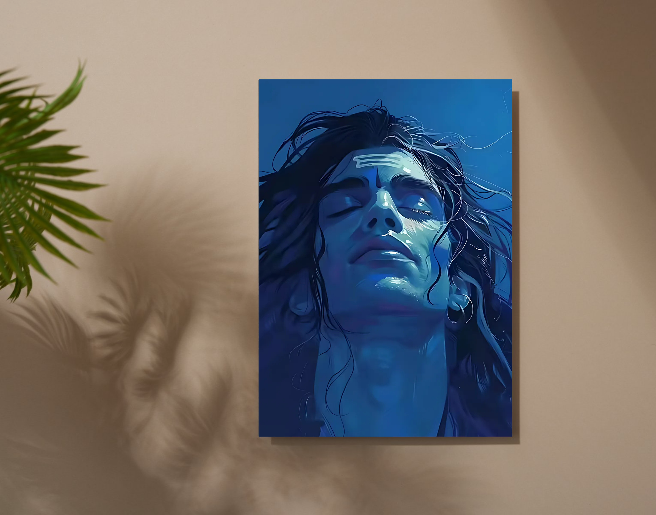 "Har Har Mahadev"- Shiny & Sturdy Metallic Poster Art That Pops & Sticks