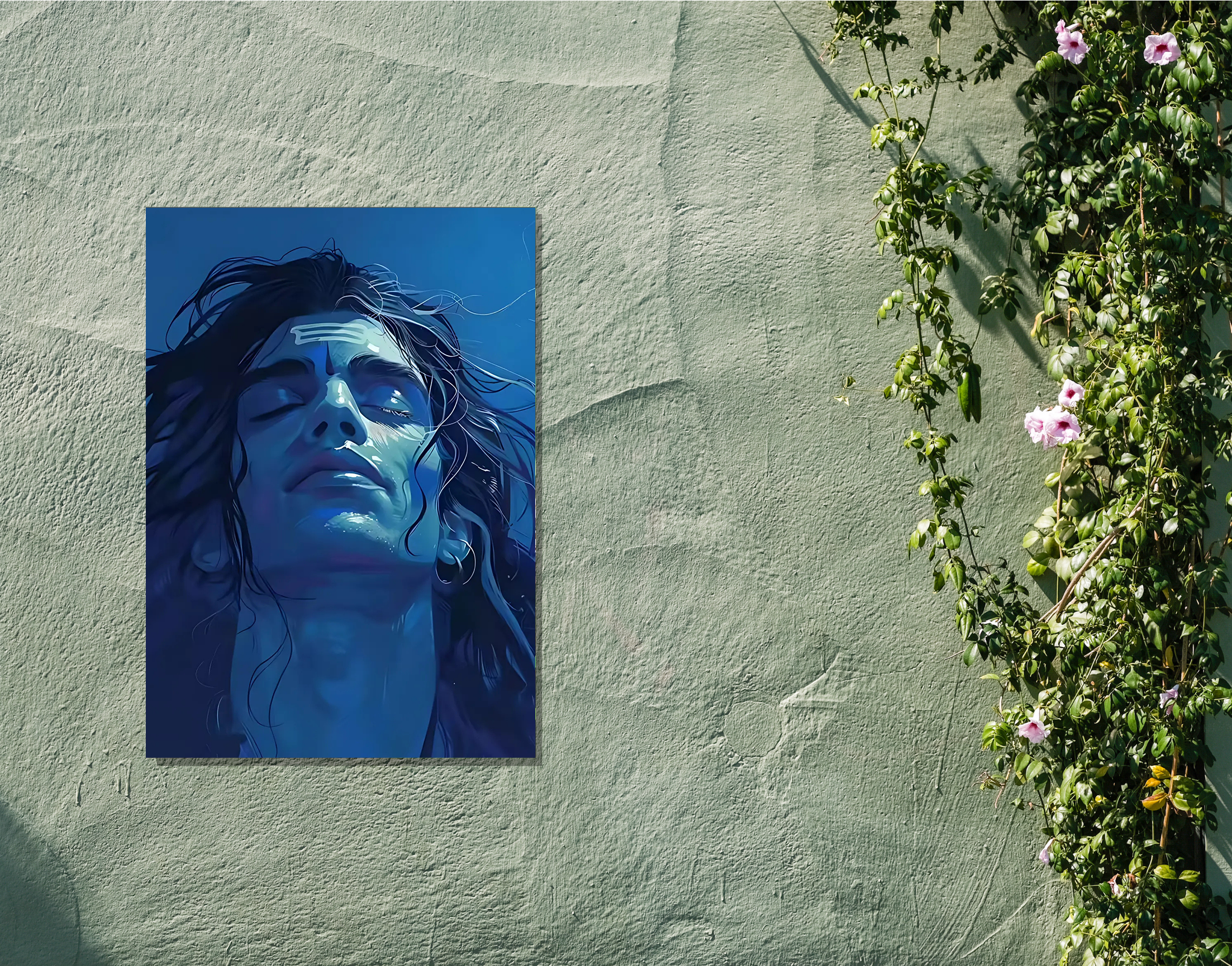 "Har Har Mahadev"- Shiny & Sturdy Metallic Poster Art That Pops & Sticks