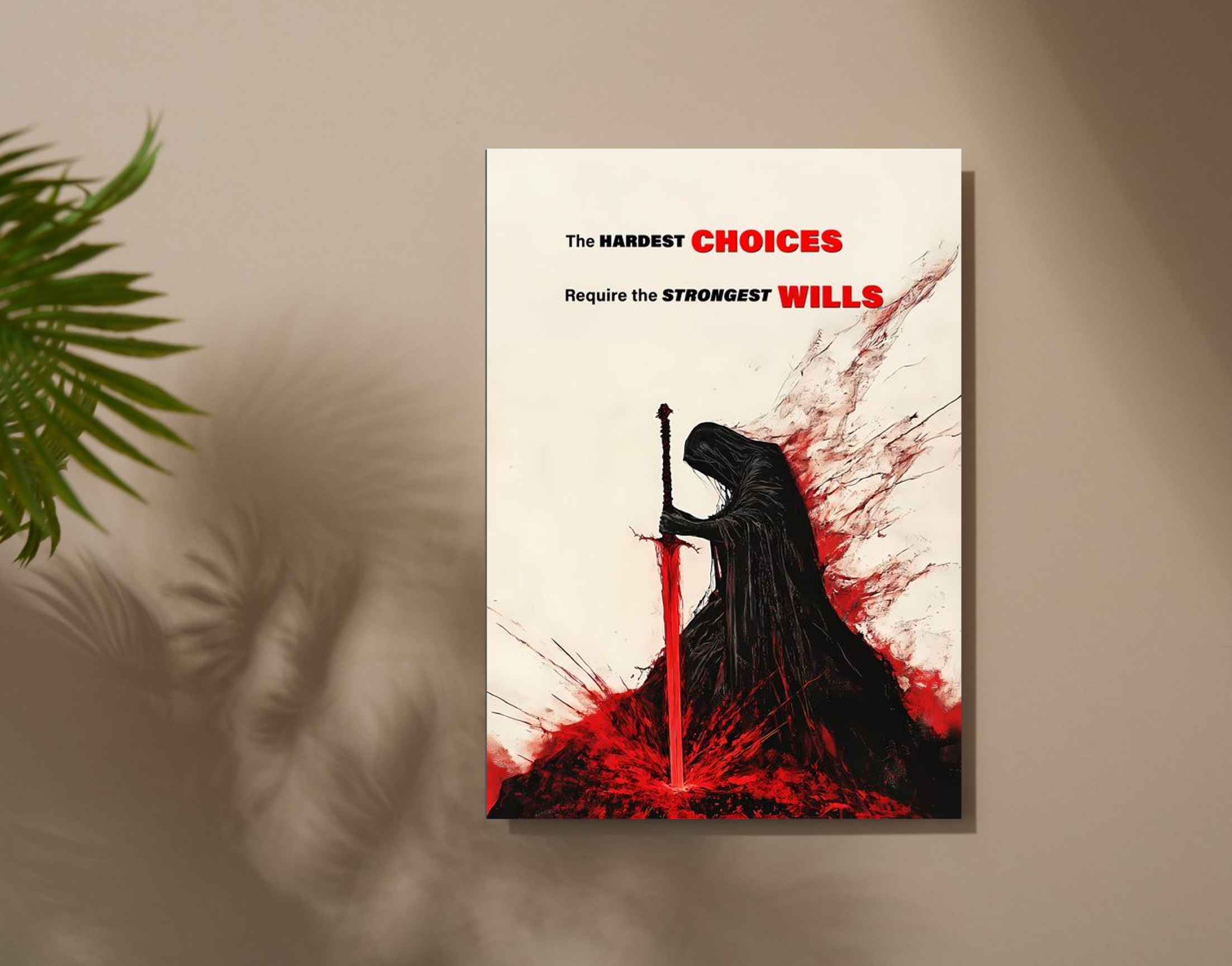 "Choices with Will"- Shiny & Sturdy Metallic Poster Art That Pops & Sticks