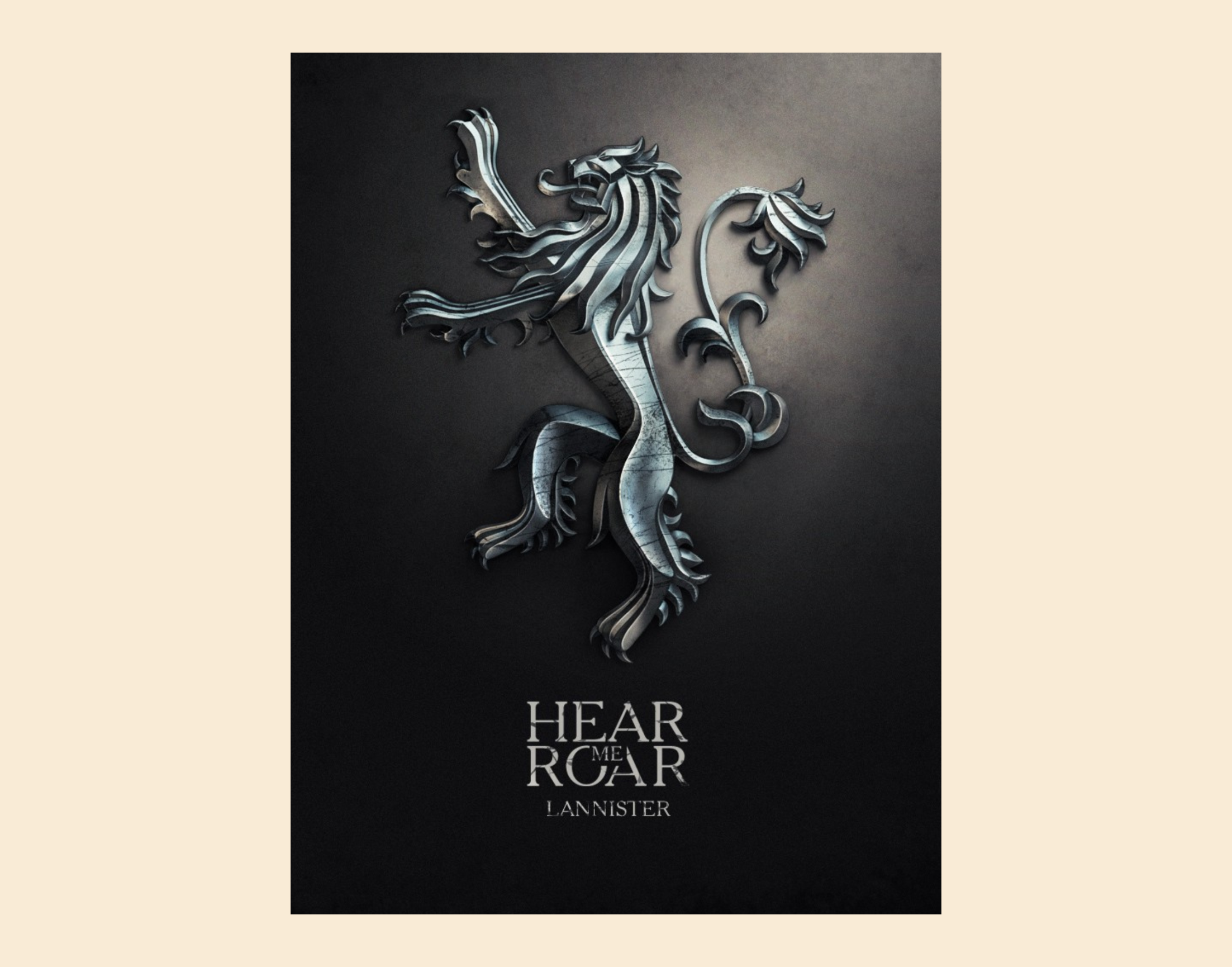"HOUSE OF DRAGONS: ROAR"- Shiny & Sturdy Metallic Poster Art That Pops & Sticks (Literally!)