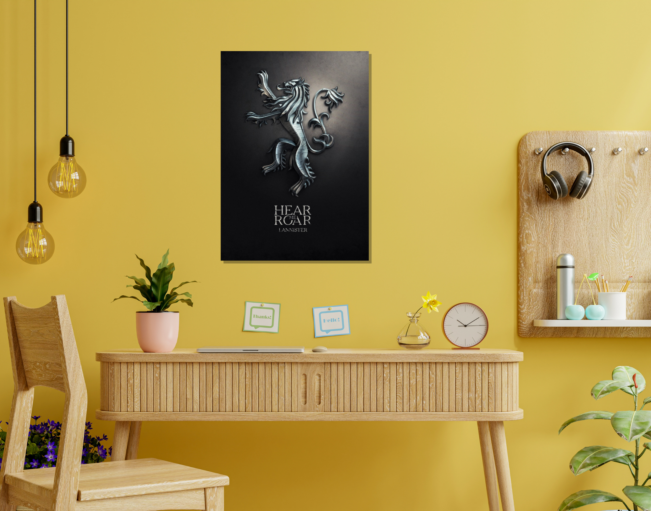 "HOUSE OF DRAGONS: ROAR"- Shiny & Sturdy Metallic Poster Art That Pops & Sticks (Literally!)