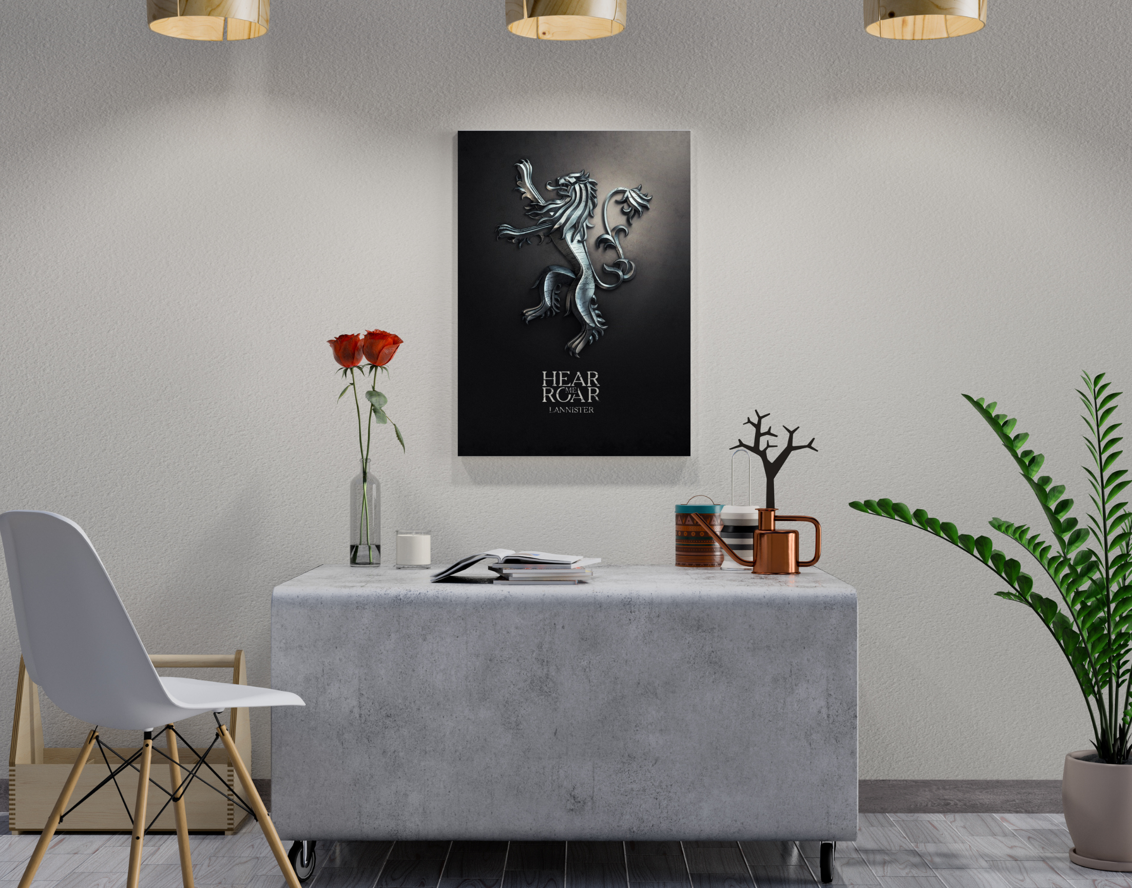 "HOUSE OF DRAGONS: ROAR"- Shiny & Sturdy Metallic Poster Art That Pops & Sticks (Literally!)