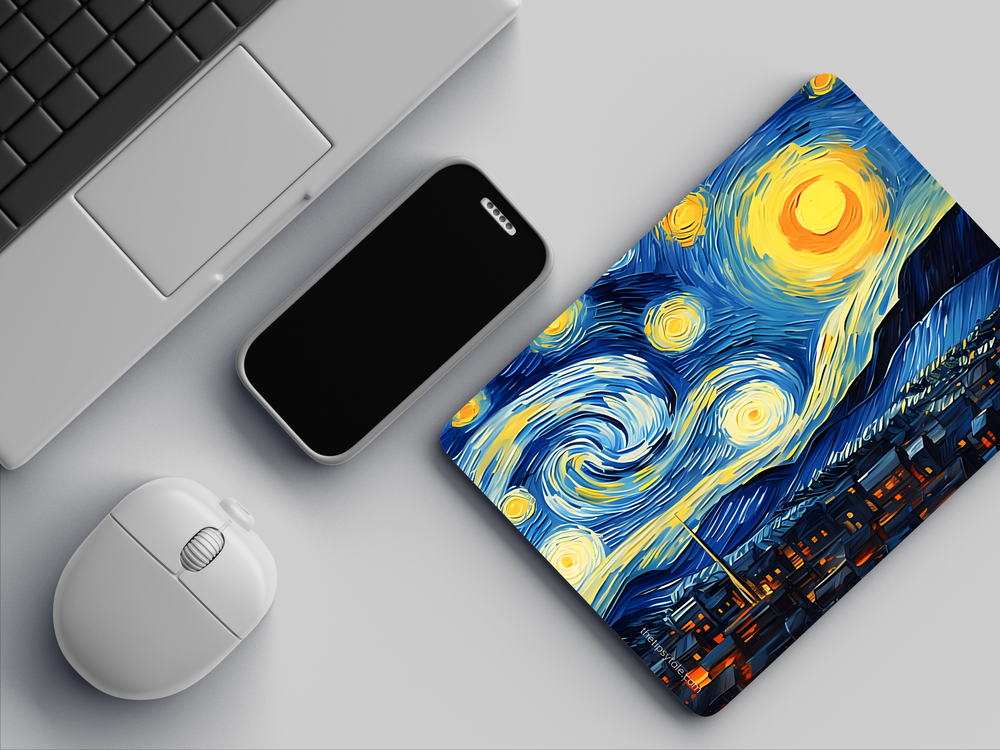 "Celestial Night art" Mousepad Enhance Your Workspace with Style