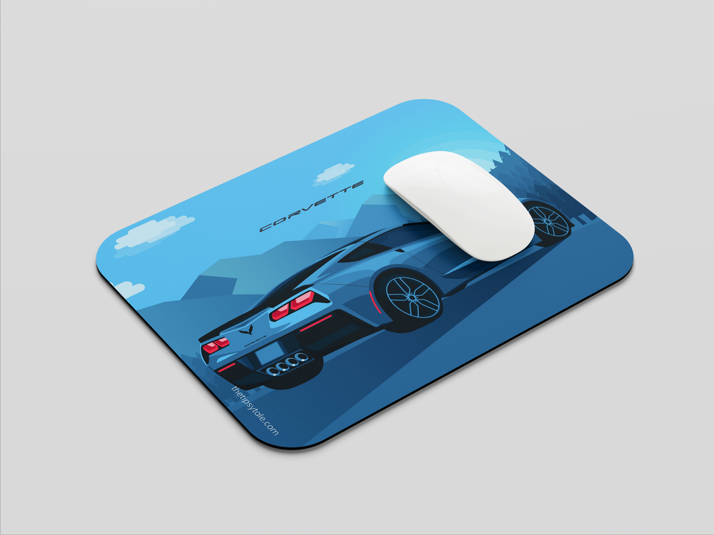 "CORVETTE " Mousepad Enhance Your Workspace with Style