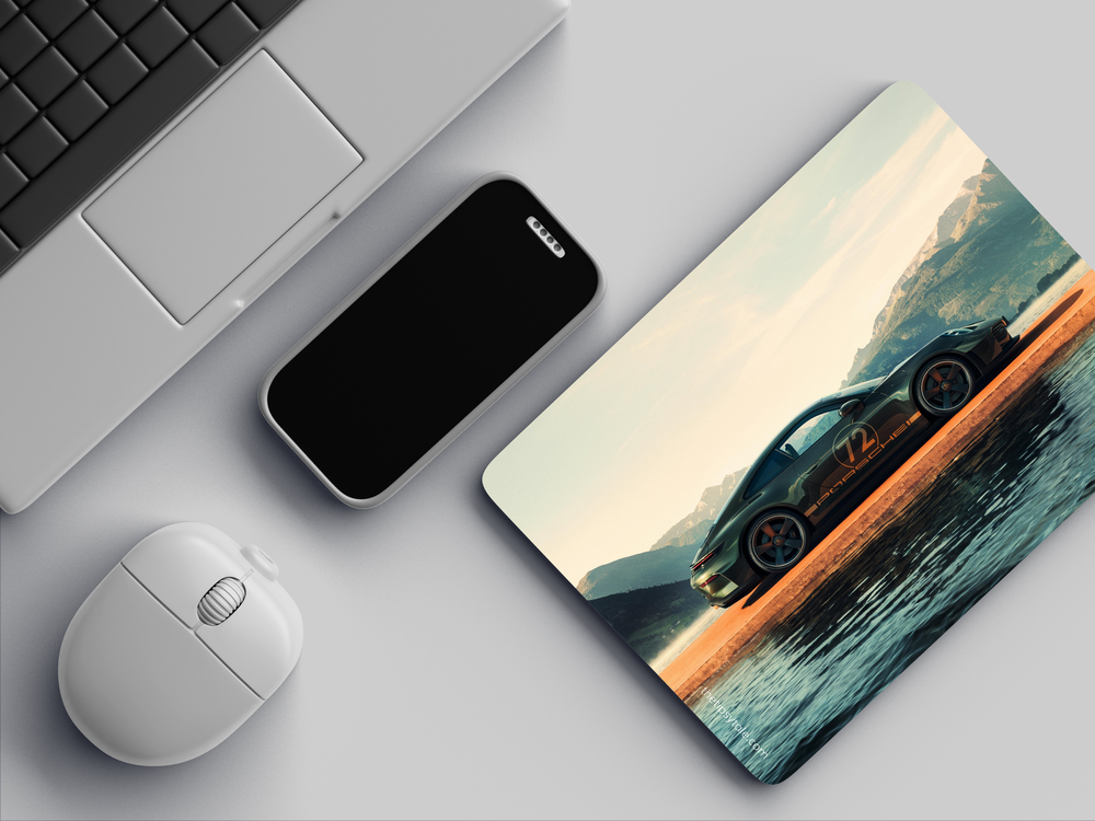 "PORSCHE 72" Mousepad Enhance Your Workspace with Style