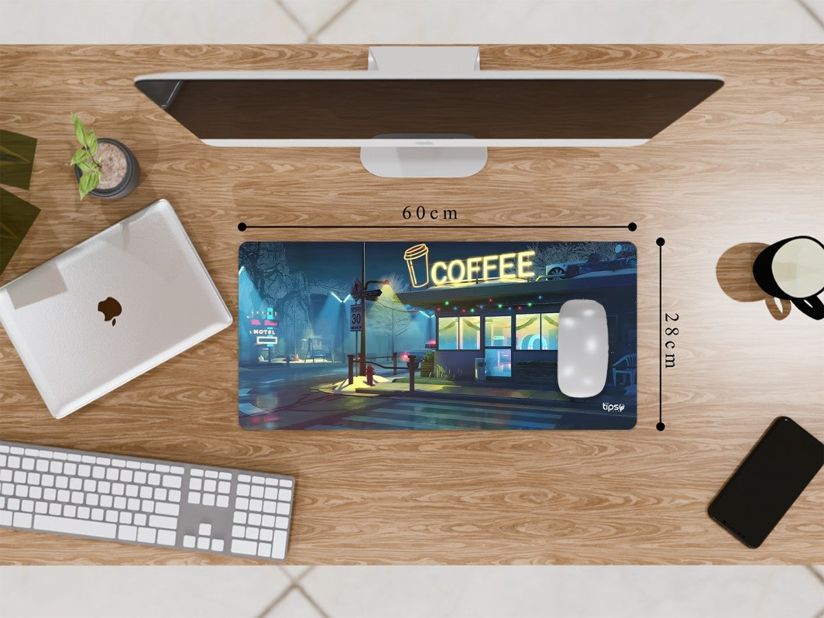 "MIDNIGHT BREW" Gaming Mousepad Elevate Your Gaming Experience