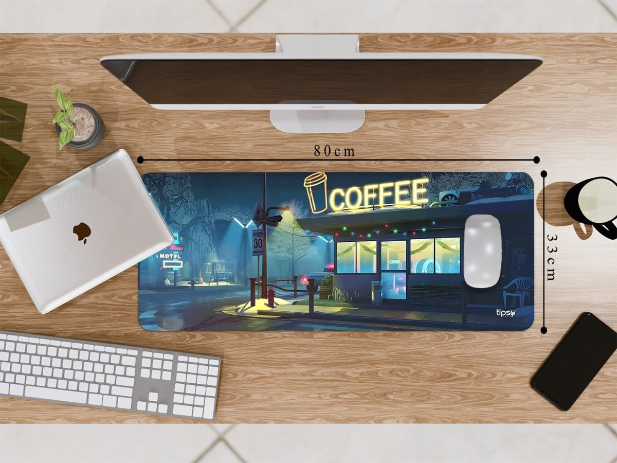 "MIDNIGHT BREW" Gaming Mousepad Elevate Your Gaming Experience