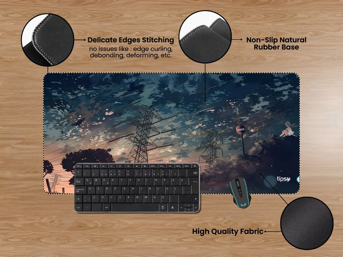 "SKYBOND SIGNALS" Gaming Mousepad Elevate Your Gaming Experience