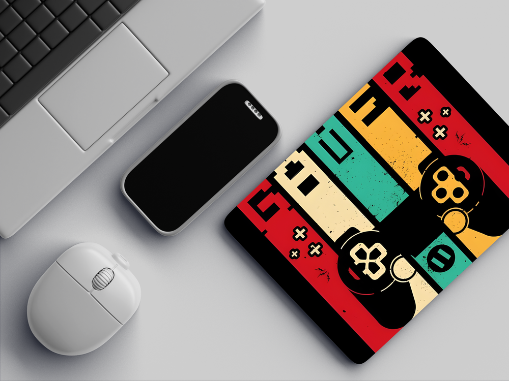 "GAMER- Joy Stick" Mousepad Enhance Your Workspace with Style