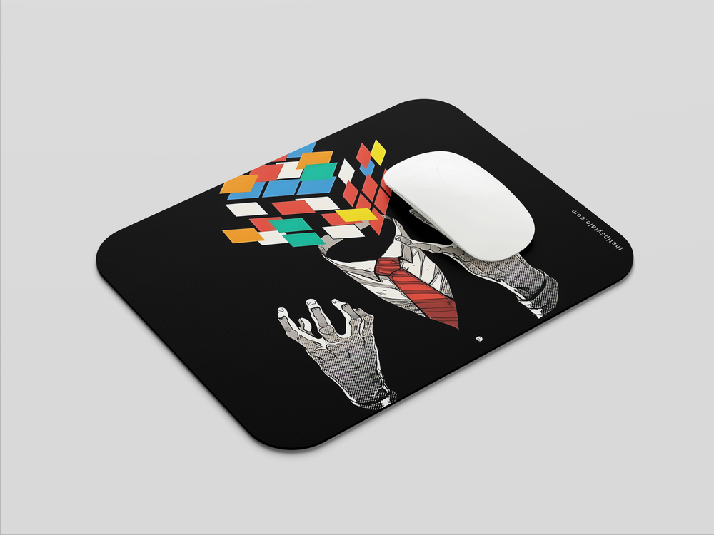"PUZZLE MAN" Mousepad Enhance Your Workspace with Style