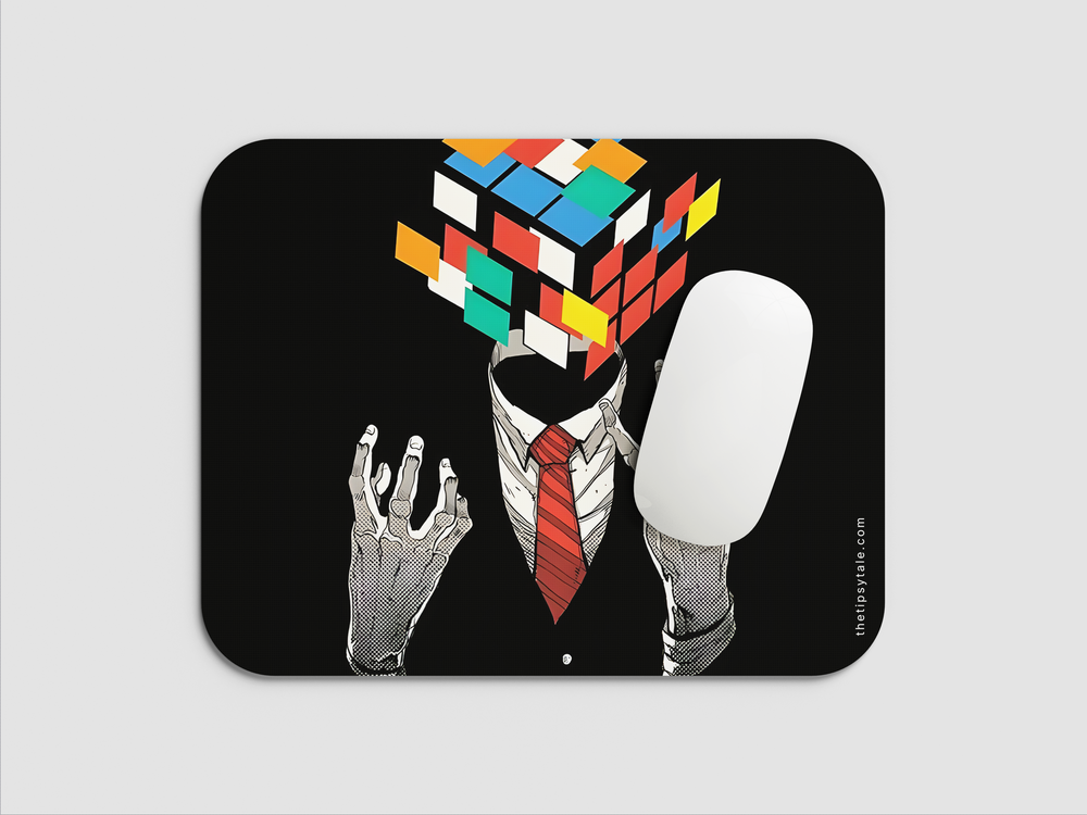 "PUZZLE MAN" Mousepad Enhance Your Workspace with Style